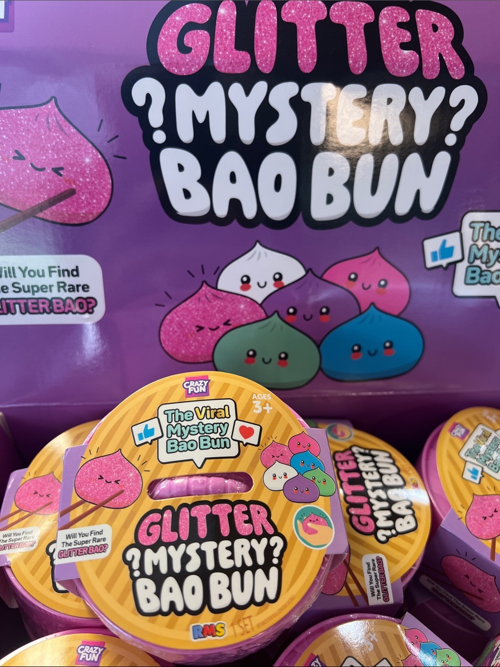 RMS Crazy Fun Glitter Mystery Bao Bun